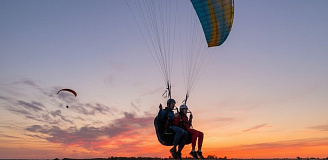 Полёт с инструктором на параплане 